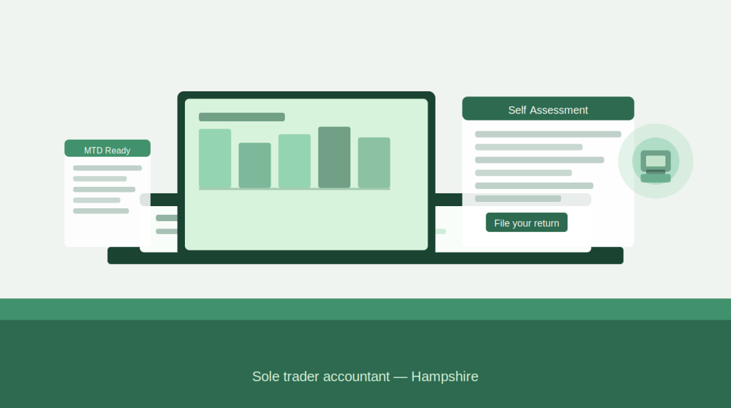 Sole trader accountant Hampshire — self assessment tax return and MTD support