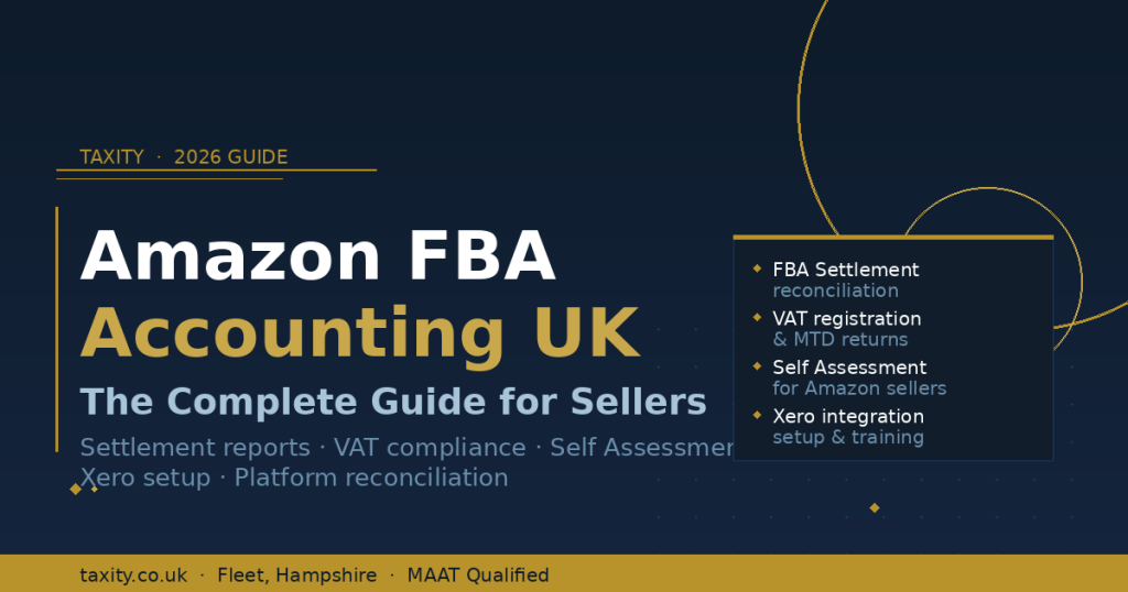 Amazon FBA Accounting UK Guide 2026 — Taxity, MAAT-qualified accountants in Fleet, Hampshire