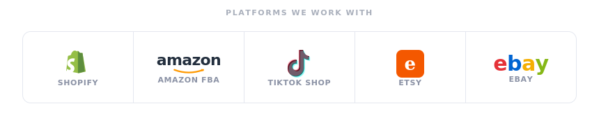 Graphic of ecommerce platforms 